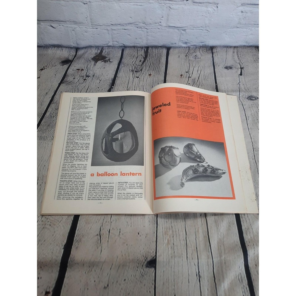 A Potpourri of Projects by Dusty Pilot Cleveland Press‎ Craft Book VTG 1974 - Picture 7 of 10